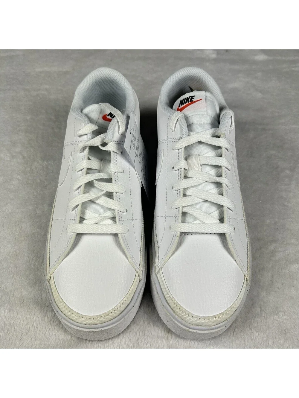 Nike Court Legacy NN White Black Men Unisex Casual Lifestyle Size 8 Shoes